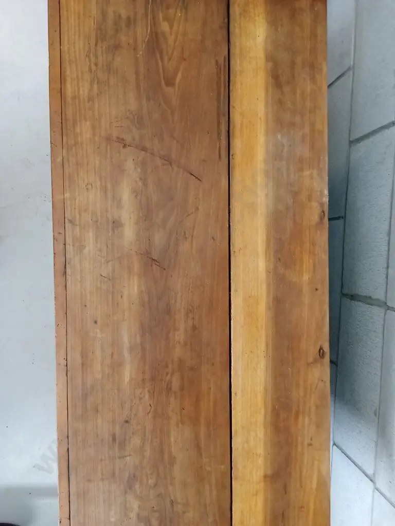 VINTAGE WOODEN CHEST OF DRAWERS, H 84CM X W 107CM X D 49CM Image 1++