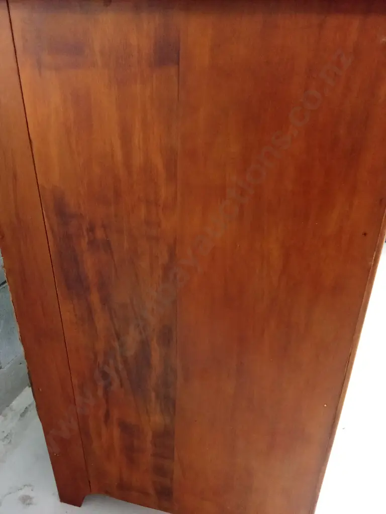 VINTAGE WOODEN CHEST OF DRAWERS, H 84CM X W 107CM X D 49CM Image 1++