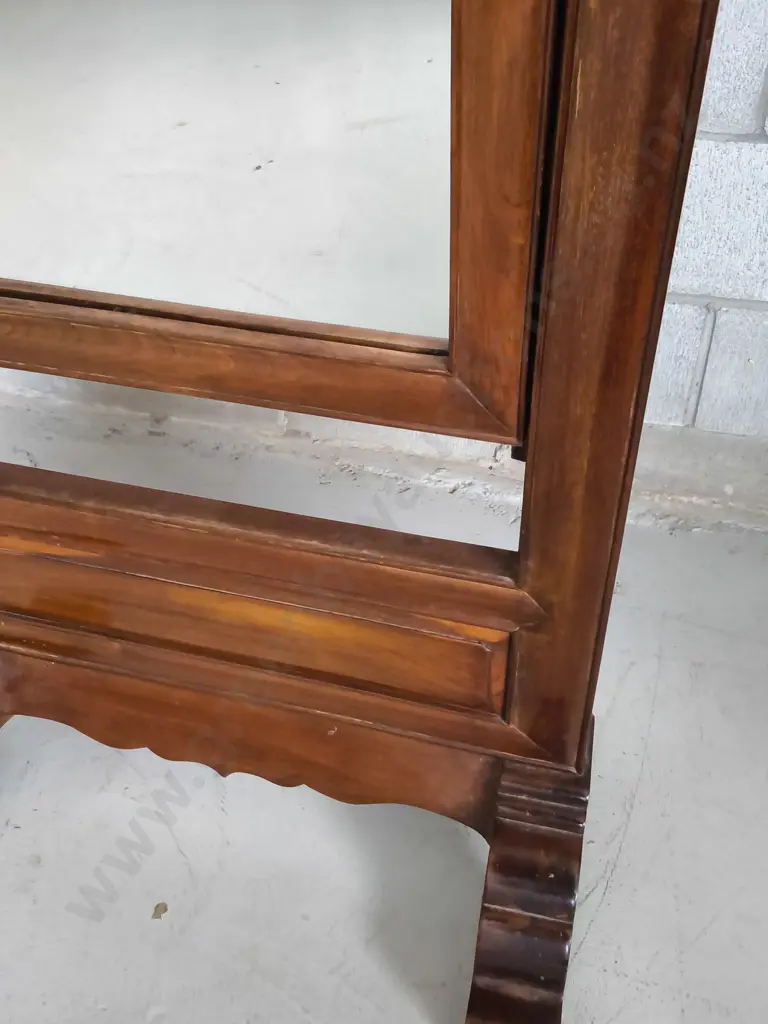 VINTAGE FREESTANDING WOODEN CHEVAL MIRROR, H 1.88 M X W 66 CM Image 1++