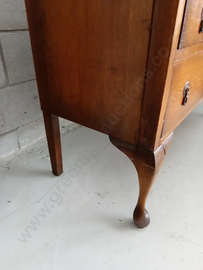 VINTAGE CHEST OF DRAWERS, H 84CM X W 107CM X D 43CM Image 1++