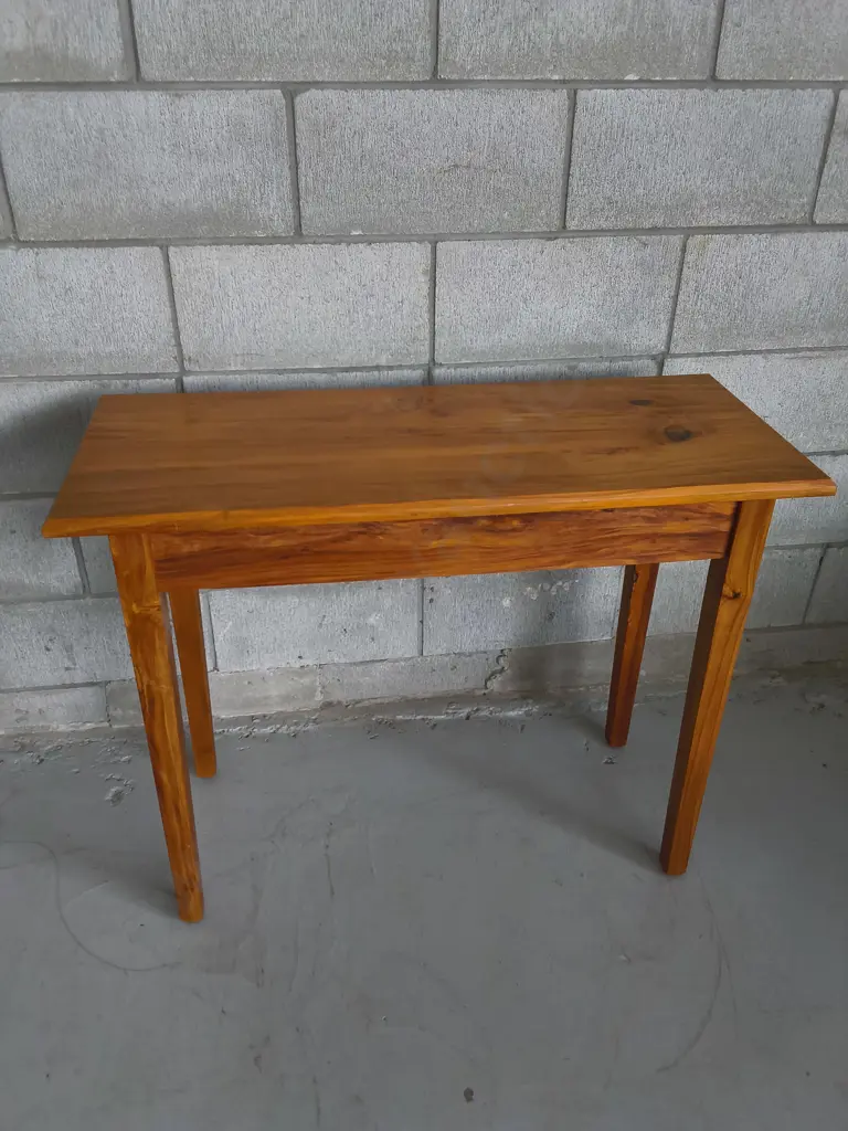 WOODEN CONSOLE TABLE, H 74 CM X W 92 CM Image 1++