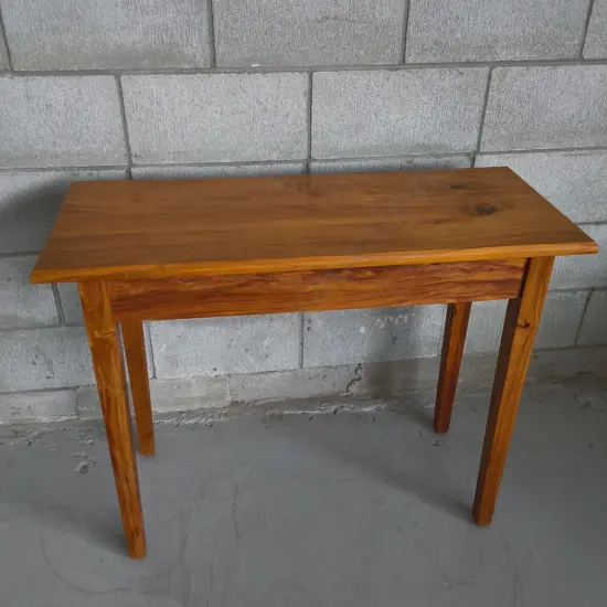 WOODEN CONSOLE TABLE, H 74 CM X W 92 CM
