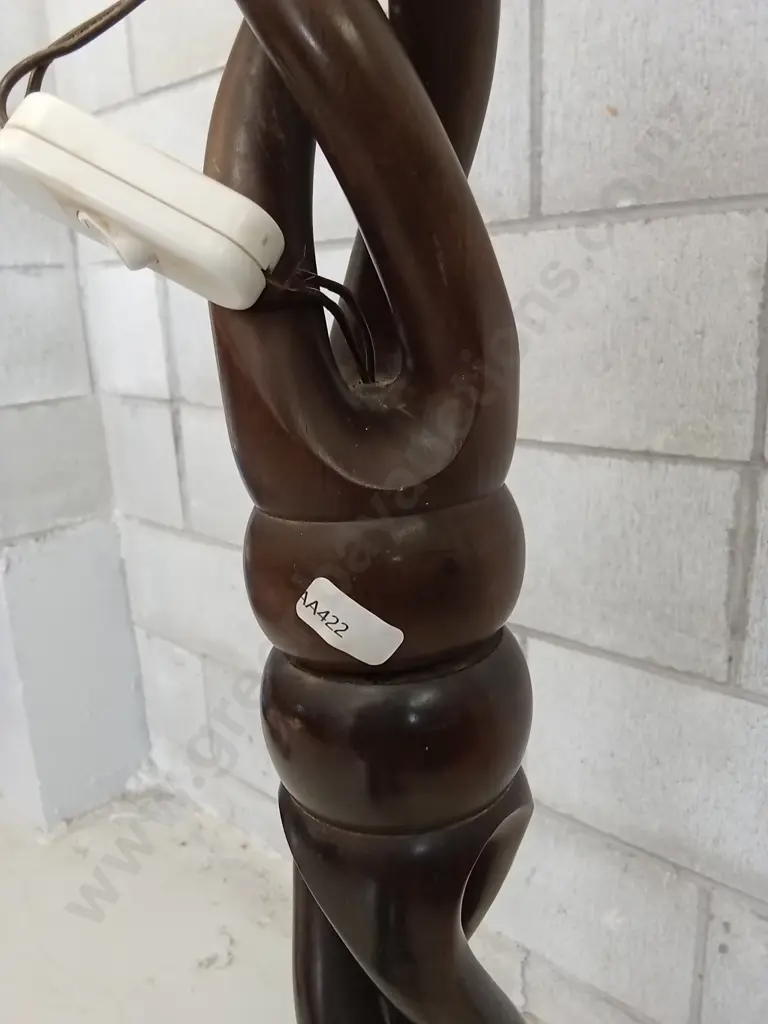 UNTESTED VINTAGE FLOOR LAMP, H 175CM Image 1++