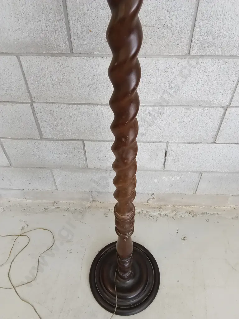 UNTESTED VINTAGE FLOOR LAMP, H 183CM Image 1++