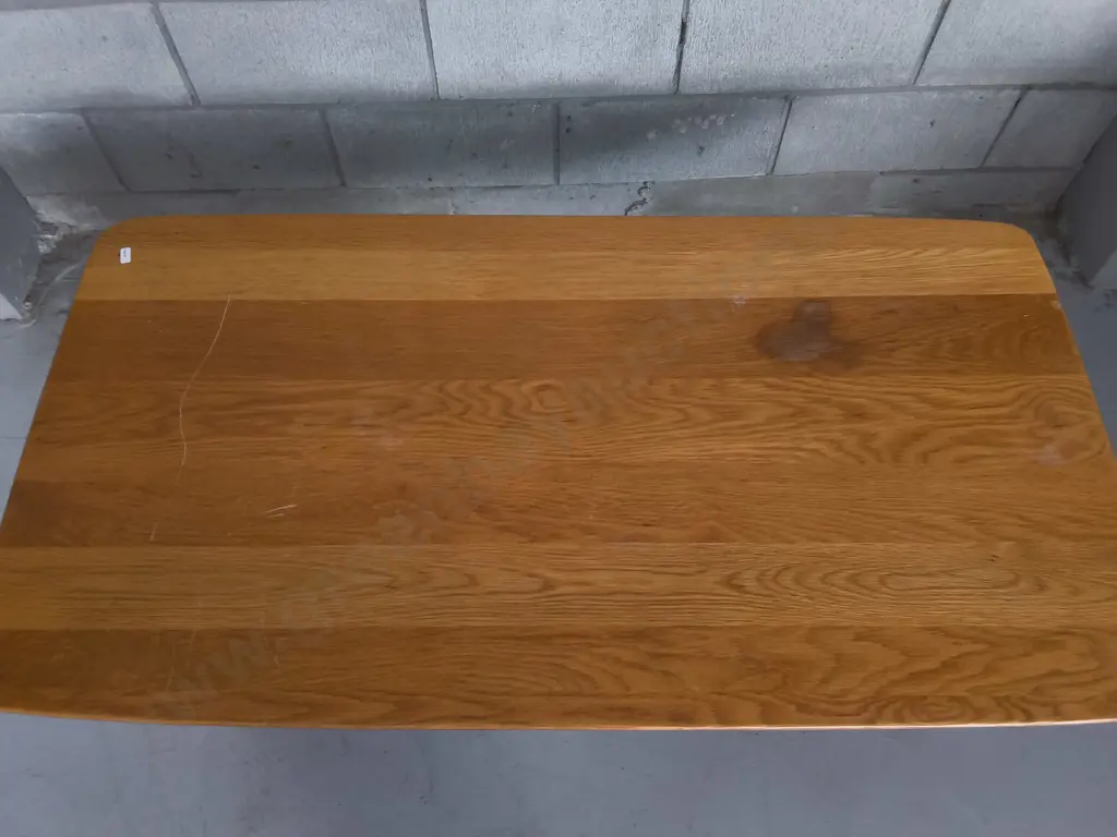 MID CENTURY MODERN WOODEN COFFEE TABLE, H 46 CM X W 1.25 M X D 65 CM Image 1++
