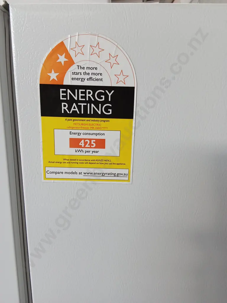 MITSUBISHI ELECTRIC FRIDGE FREEZER, H 158CM X W 55CM X W 57CM Image 1++