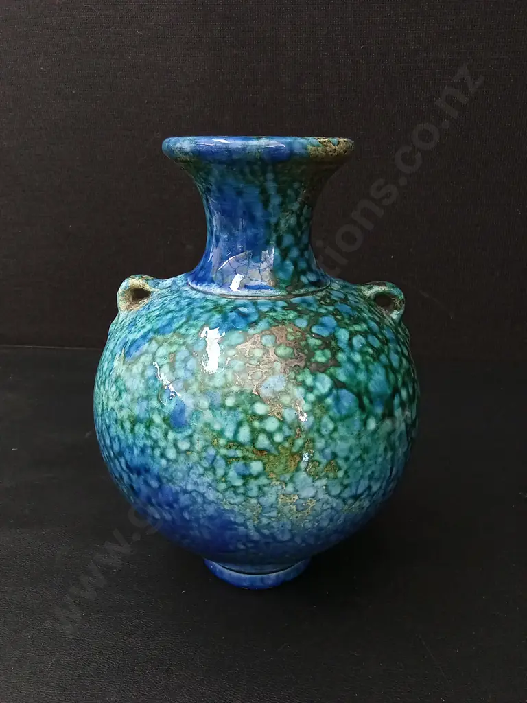 BULBOUS CERAMIC VASE H21CM Image 1++