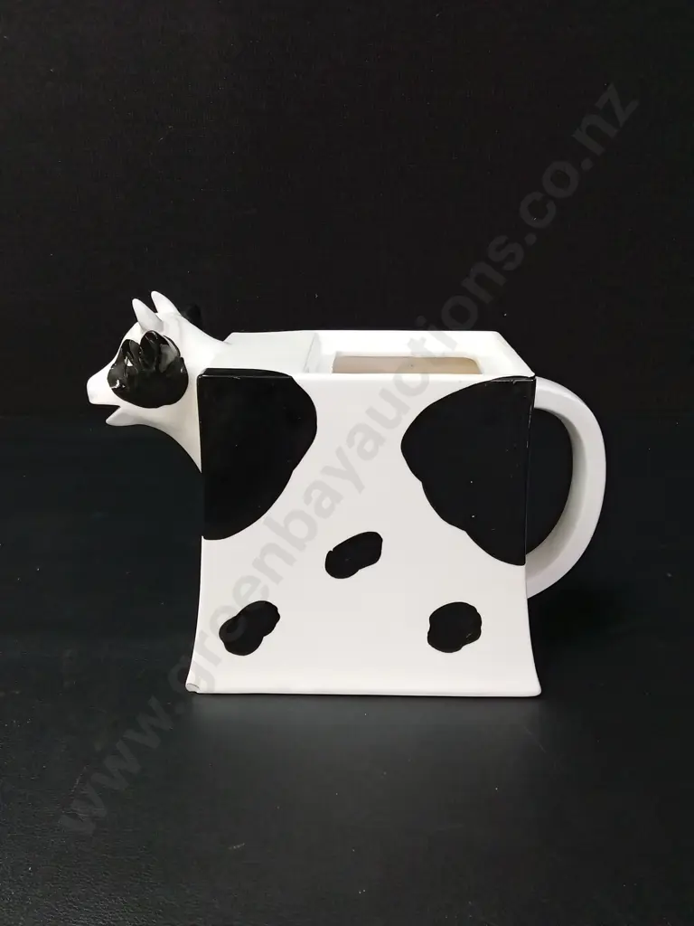 VINTAGE COW NOW TEAPOT H15CM Image 1++