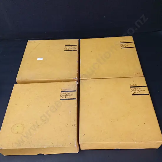 4 VINTAGE KODAK CAROUSEL DIA-MAGAZIN TYP 2