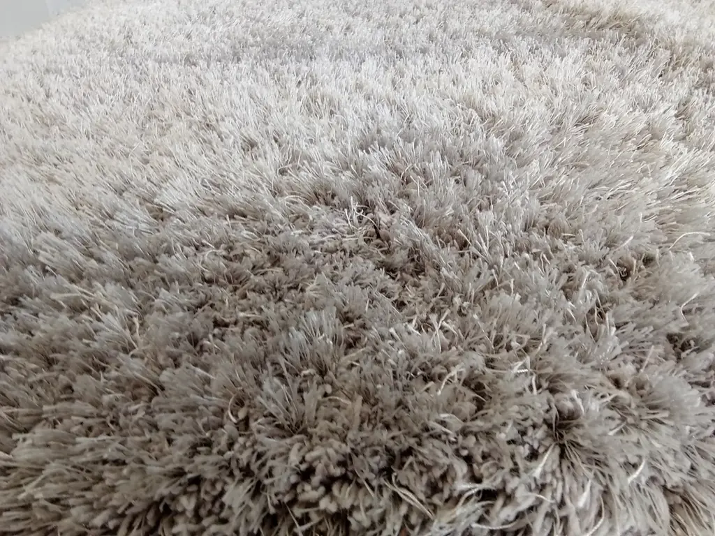 GREY SHAGGY RUG, 180CM X 120CM Image 1++