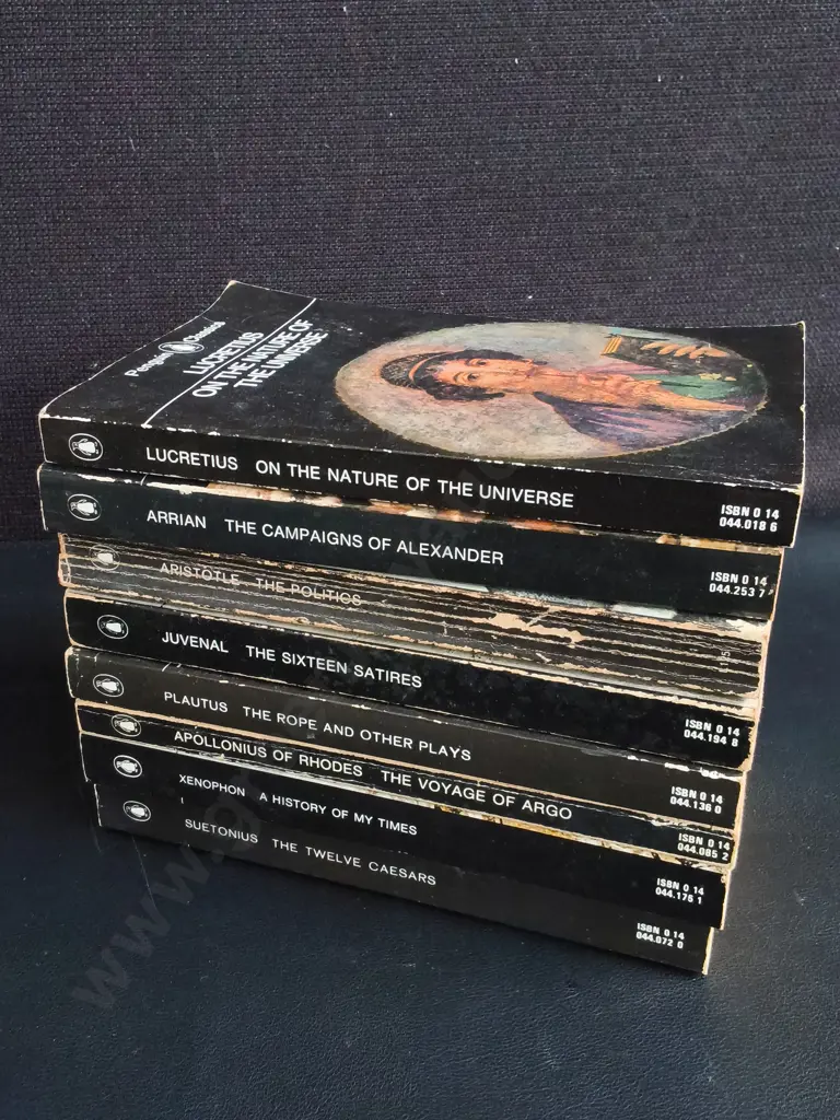 VINTAGE PENGUIN CLASSICS PAPERBACK, GREEK AND ROMAN LITERATURE, 8 PIECES Image 1++