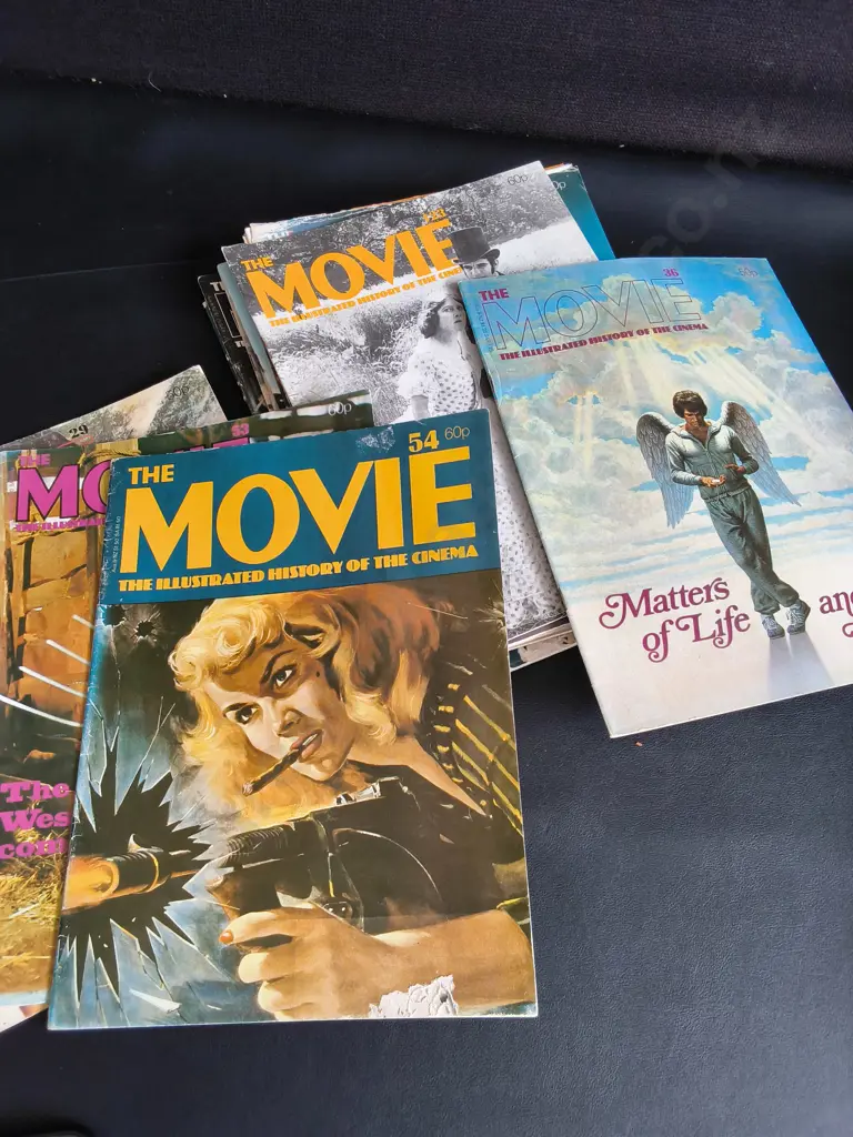 COLLECTION OF VINTAGE THE MOVIE: THE ILLUSTRATED HISTORY OF THE CINEMA MAGAZINES Image 1++