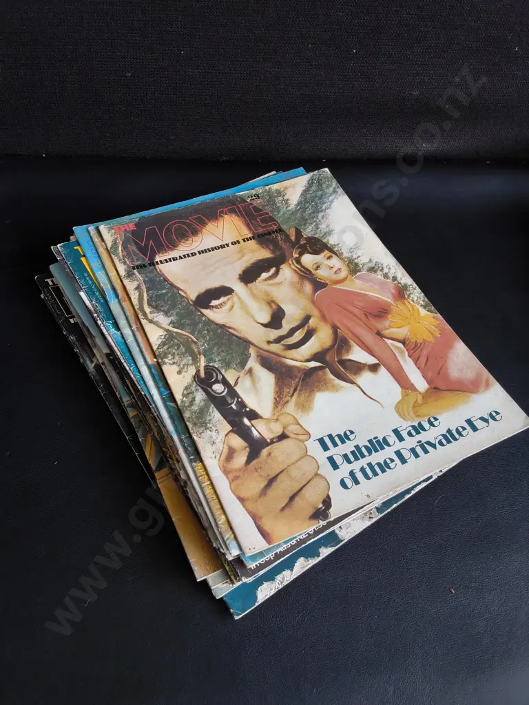 COLLECTION OF VINTAGE THE MOVIE: THE ILLUSTRATED HISTORY OF THE CINEMA MAGAZINES Image 1++