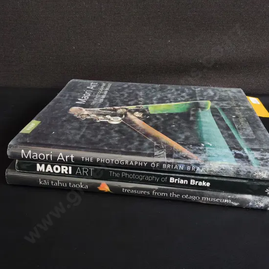 3 BOOKS ON MĀORI ART AND TAONGA