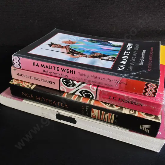 4 BOOKS ON MĀORI CULTURE AND HISTORY