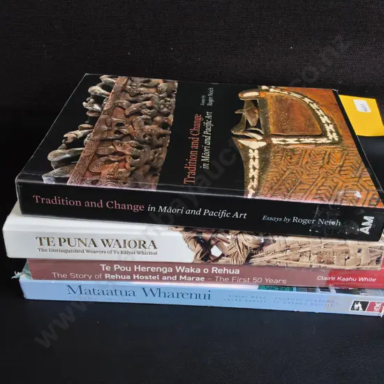 4 BOOKS ON MĀORI HISTORY, CULTURE AND ART