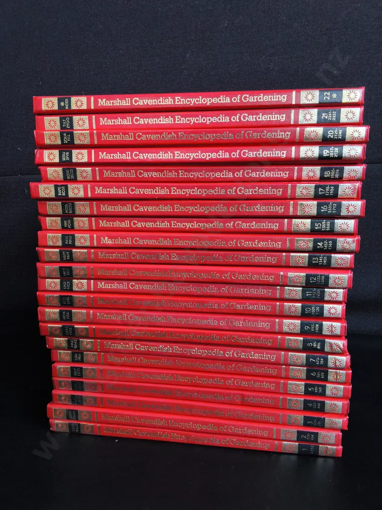 SET OF MARSHALL CAVENDISH ENCYCLOPEDIA OF GARDENING BOOKS Image 1++