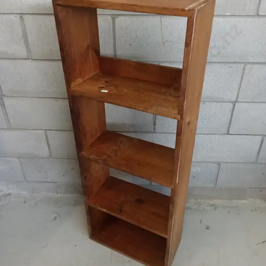 4 TIER LADDER BOOKSHELF, H 122CM X W 46CM X D 22CM