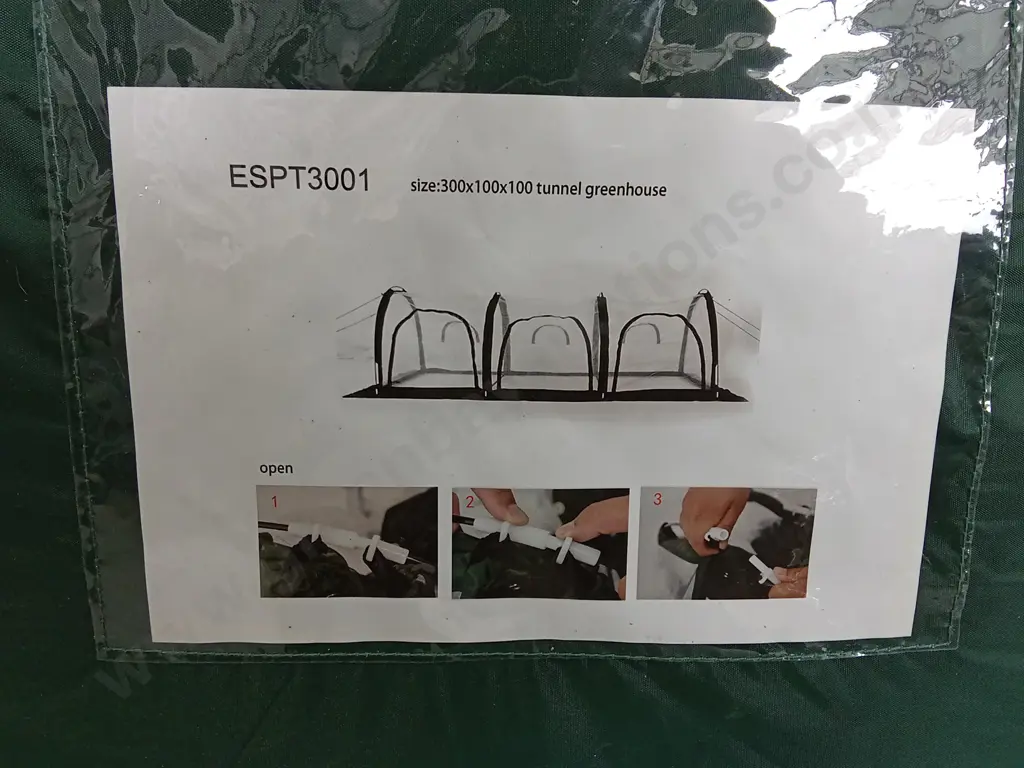 BRAND NEW TUNNEL GREENHOUSE, 300CM X 100CM X 100CM Image 1++