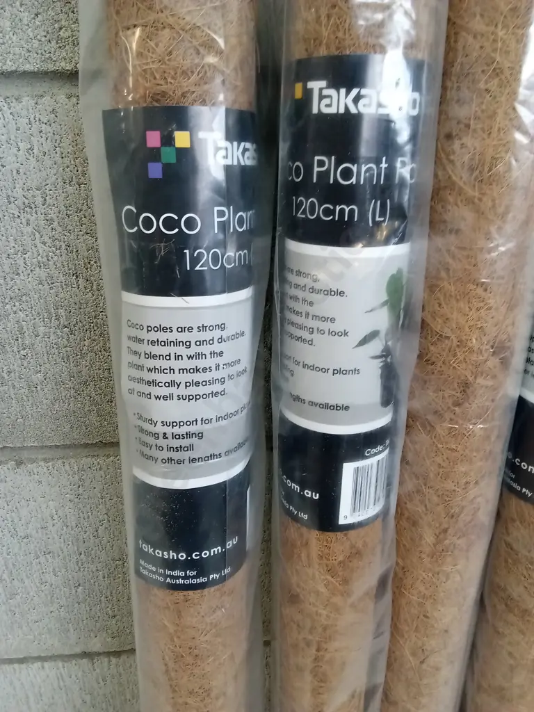 BRAND NEW TAKASHO COCO PLANT POLES, 120CM Image 1++