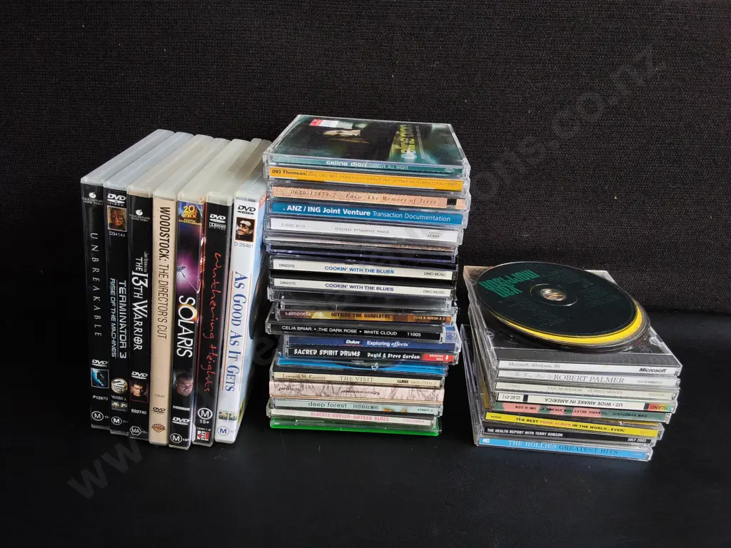 MIX OF CDS AND DVDS Image 1++