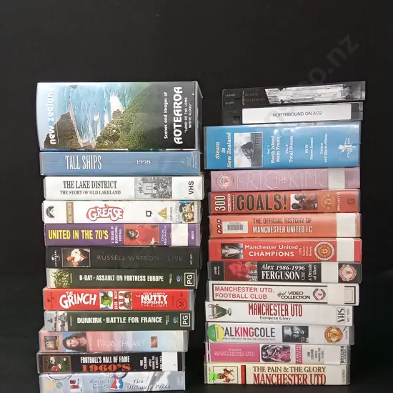 COLLECTION OF VINTAGE VHS TAPES