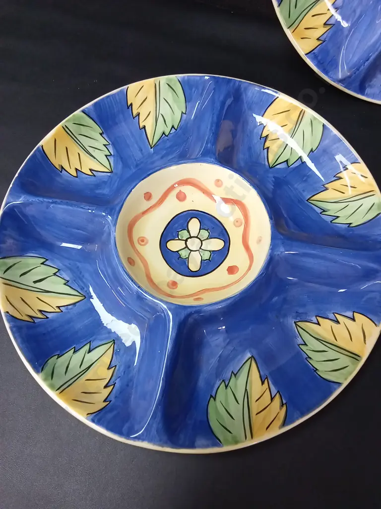 3 PLATTERS, 2 MATCHING, D37CM Image 1++