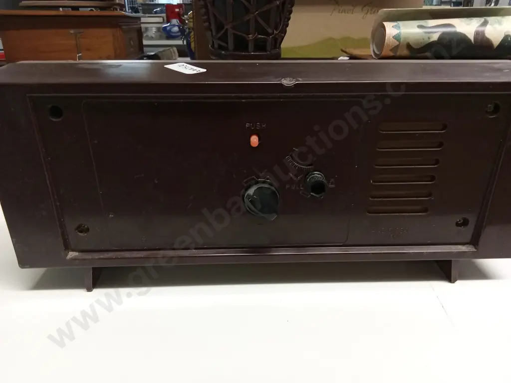 PAIR OF VINTAGE MID CENTURY MODERN ALARM CLOCKS, RHYTHM AND SPACE AGE CLOCKS, WODEST W 30 CM Image 1++