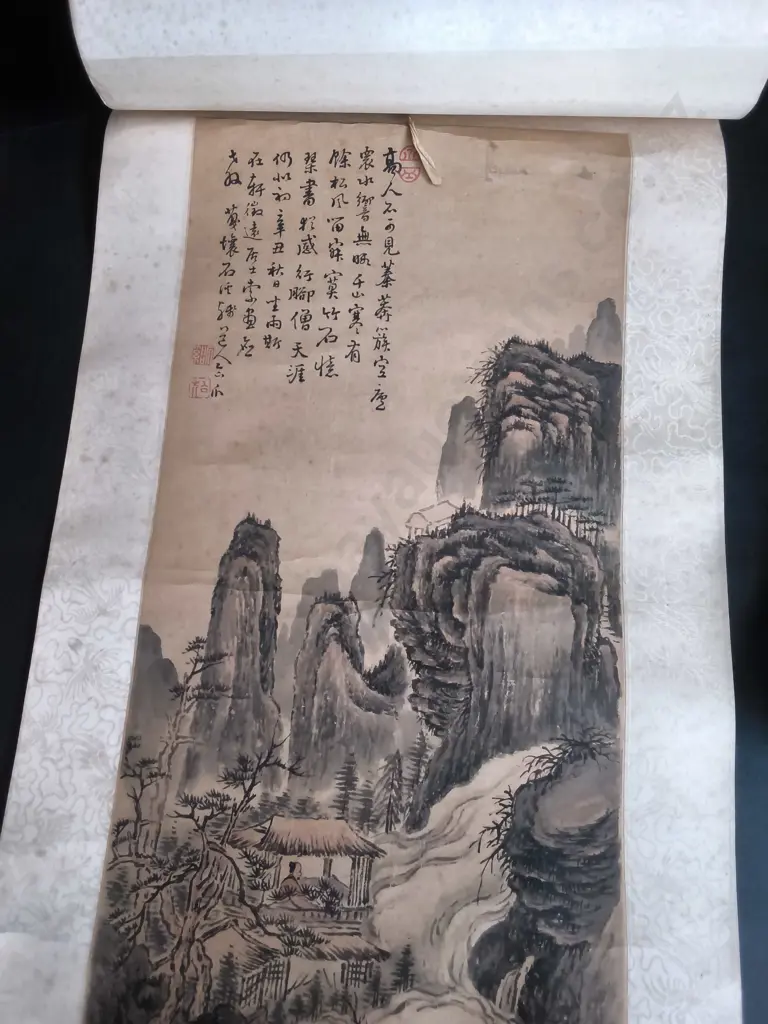 5 VINTAGE CHINESE SCROLLS Image 1++