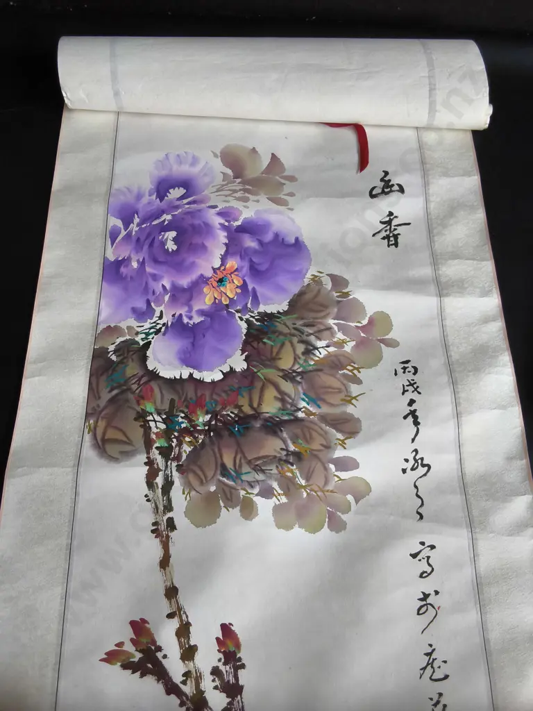 5 VINTAGE CHINESE SCROLLS Image 1++