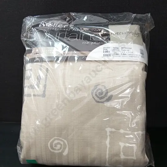 BRAND NEW MOLLERS READYMADE THERMAL LINED CURTAINS WINDOW DROP 2.05M