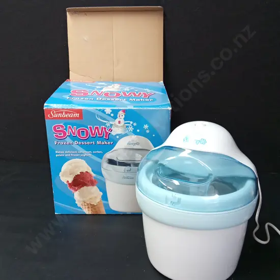 SUNBEAM SNOWY FROZEN DESSERT MAKER