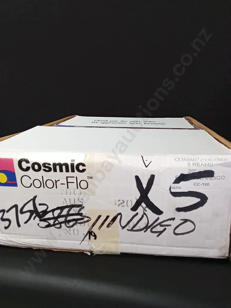 COSMIC COLOR-FLO ELECTRIC INDIGO TISSUE PAPER 20" X 30" Image 1++