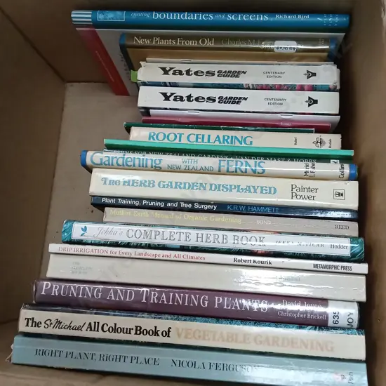 BOX OF VINTAGE BOOKS