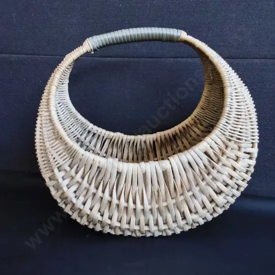 VINTAGE 70S BANANA BASKET BAG, H 35 CM