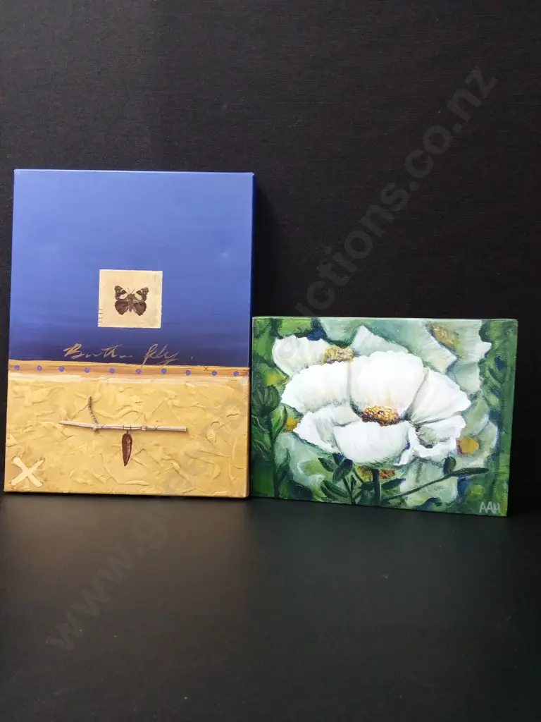 2 CANVASES TALLEST H40CM AND 3 BOXES Image 1++