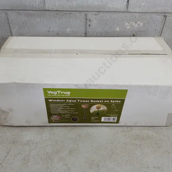 VEGTRUG WINDSOR AQUA TOWER BASKET ON SPIKE, 115CM TALL