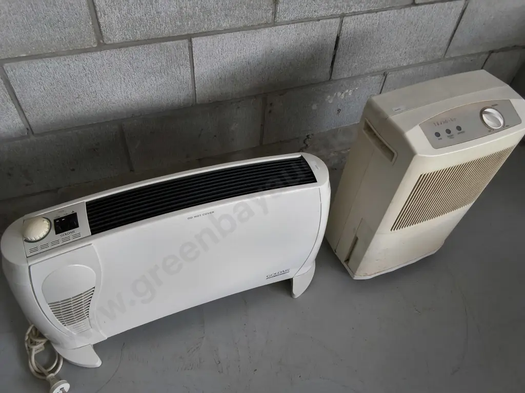 PAIR OF ELECTRIC HEATERS, MOBILEAIR AND GOLDAIR Image 1++