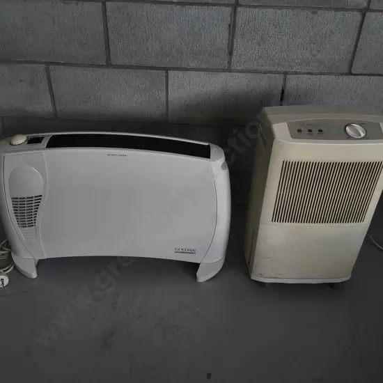 PAIR OF ELECTRIC HEATERS, MOBILEAIR AND GOLDAIR