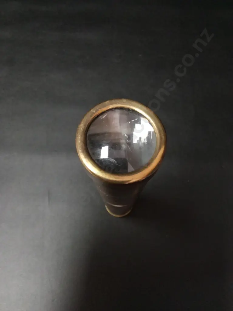 VINTAGE BRASS KALEIDOSCOPE H22CM Image 1++