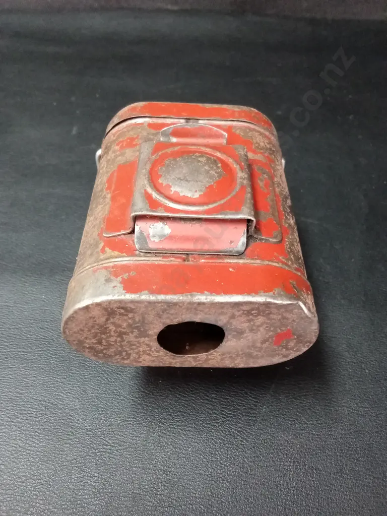 VINTAGE RED BICYCLE LAMP H9CM Image 1++