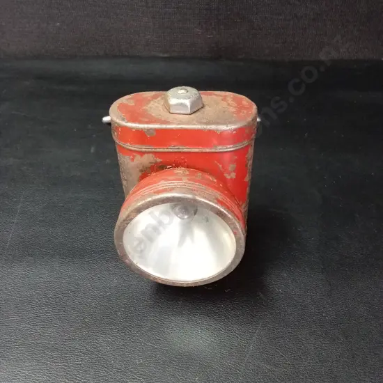 VINTAGE RED BICYCLE LAMP H9CM