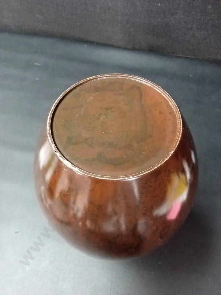 VINTAGE JAPANESE MIXED METAL VASE H24CM Image 1++