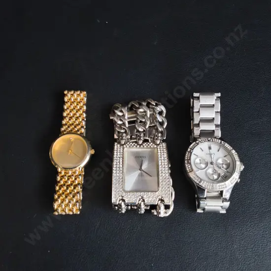 3 WOMENS WATCHES