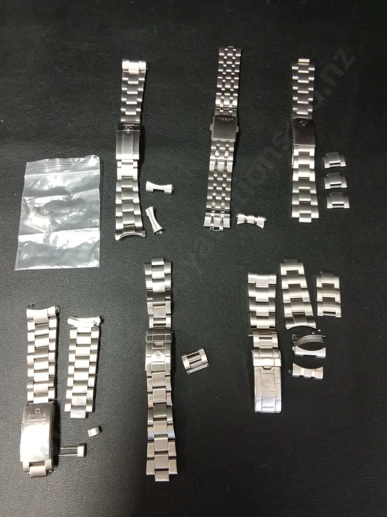 WATCH BRACELETS STAMPED ROLEX, OMEGA AND TISSOT Image 1++