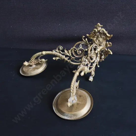 ANTIQUE BRASS PIANO SCONCE