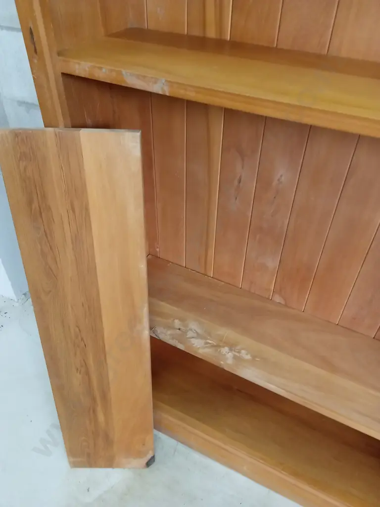 LARGE WOODEN SHELF WITH 6 SHELVES, H 181CM  X W 104CM X D 30CM Image 1++