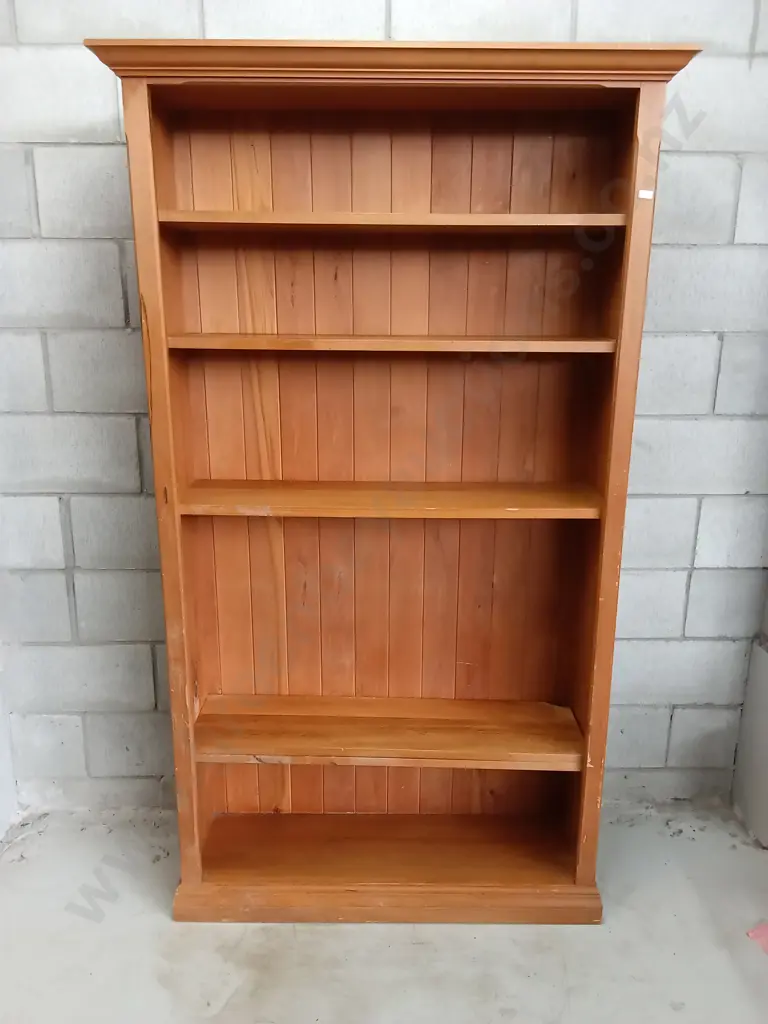 LARGE WOODEN SHELF WITH 6 SHELVES, H 181CM  X W 104CM X D 30CM Image 1++
