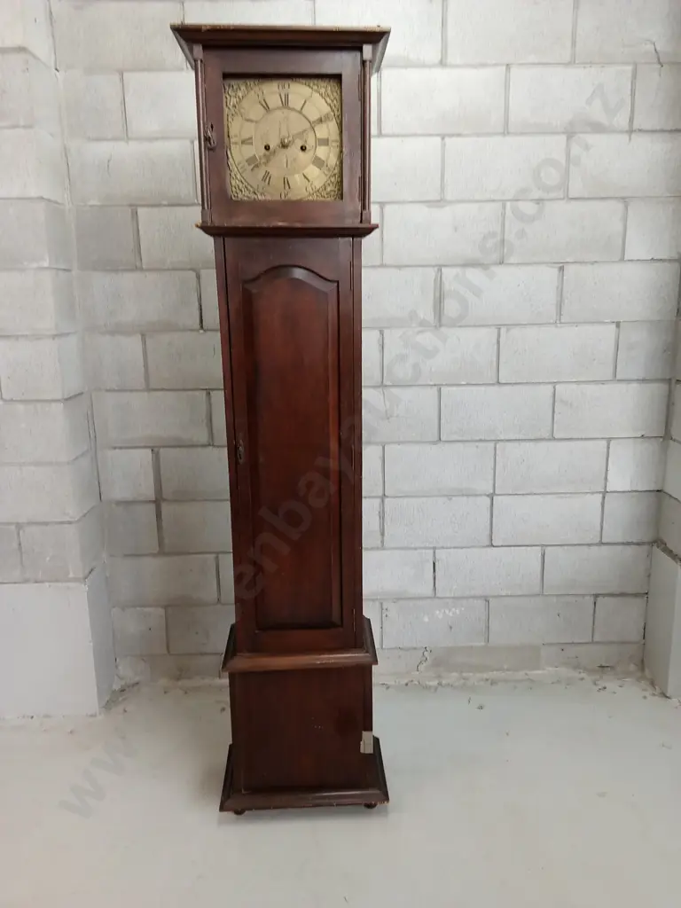 VINTAGE GRANDFATHER CLOCK, NOT WORKING, AND LOOSE TOP, H 199CM X W 47CM X D 29CM Image 1++