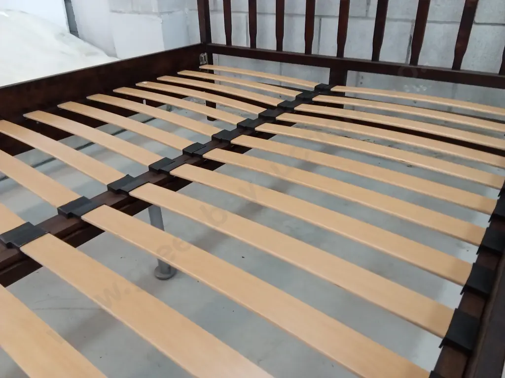 MARKS AND SPENCER DOUBLE BED FRAME AND MATTRESS, 200CM X 146CM Image 1++